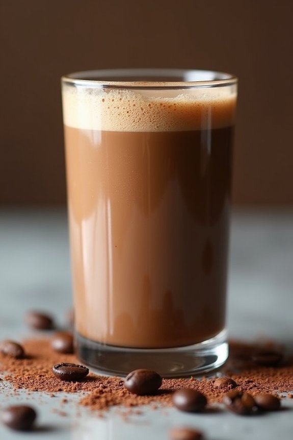 energizing chocolate coffee shake