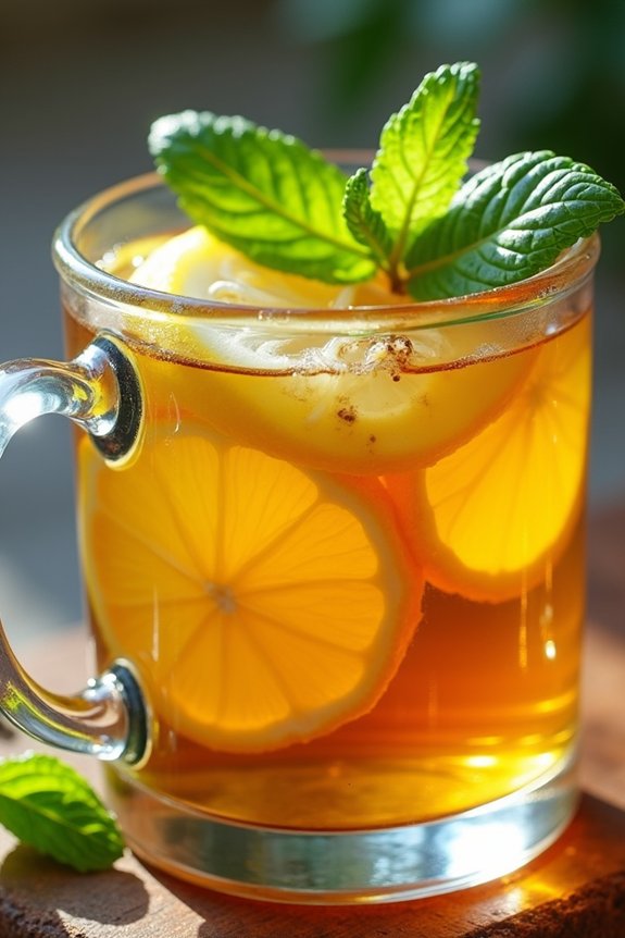 energizing ginger green tea