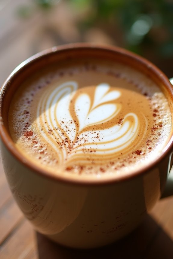 energizing maca root latte