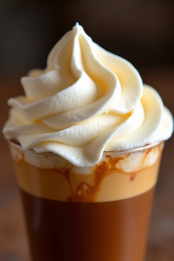 espresso topped with cream
