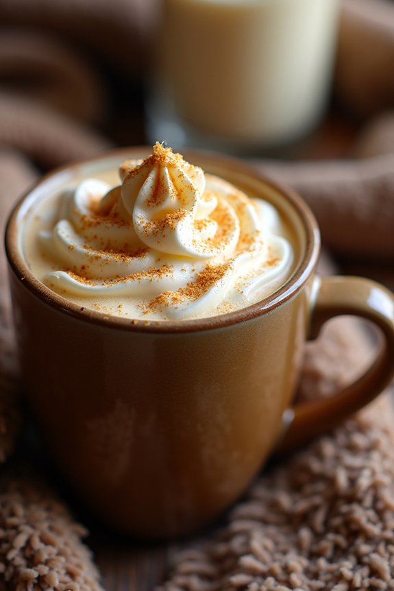 festive eggnog espresso blend
