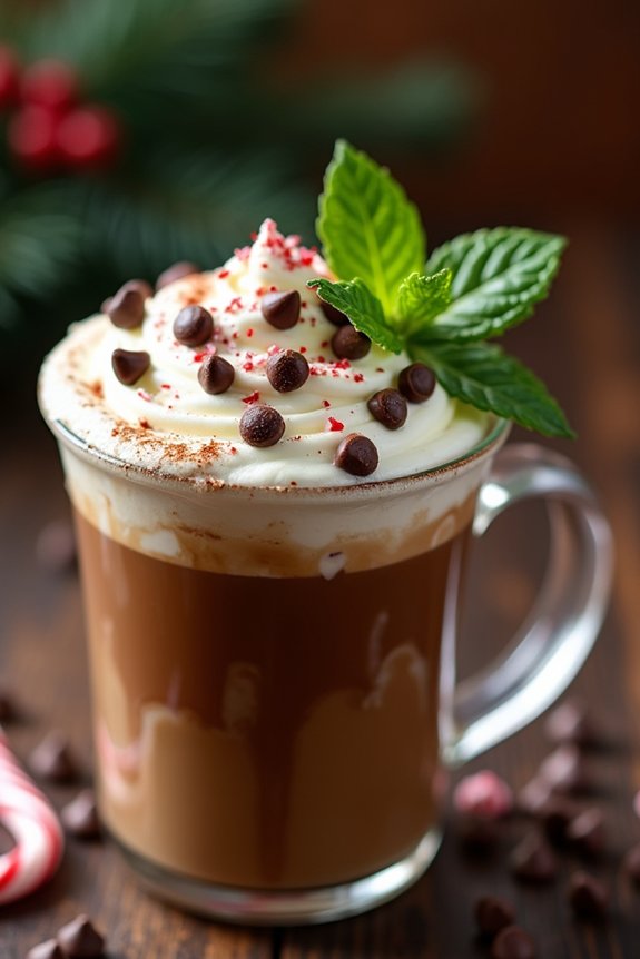 festive mocha mint espresso