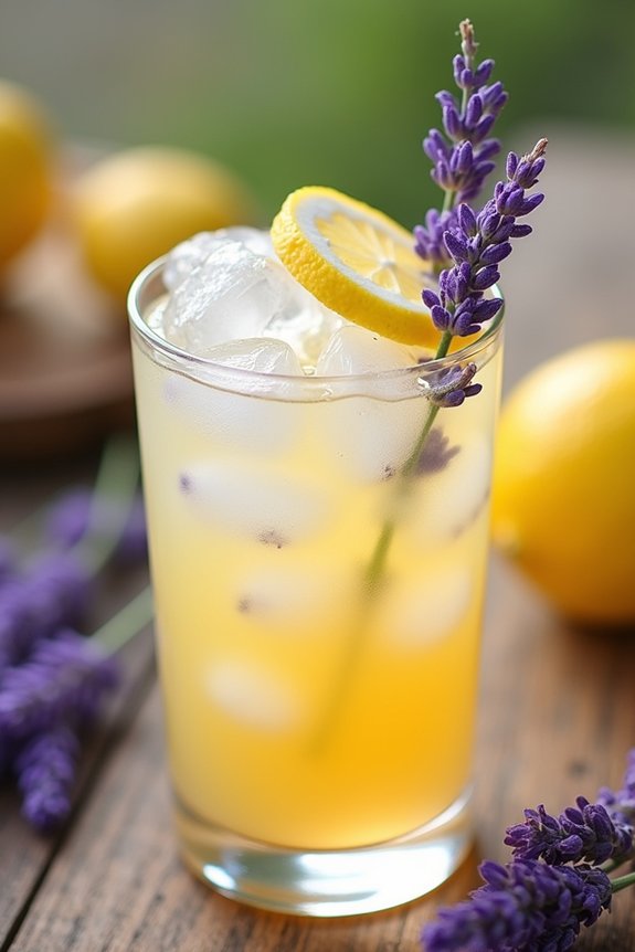 floral creamy lemonade delight