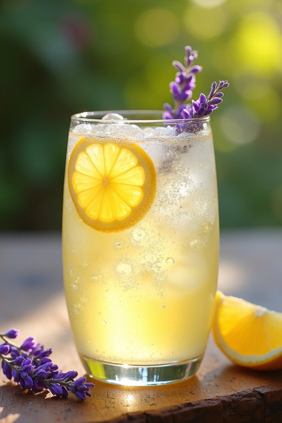 floral fizzy lemonade delight