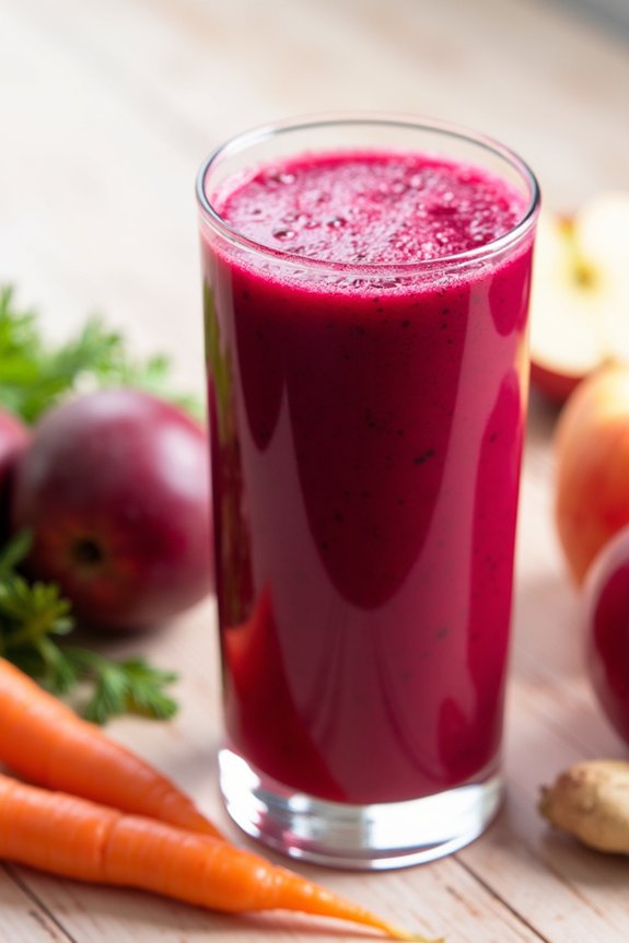 fresh vibrant nutrient packed juice