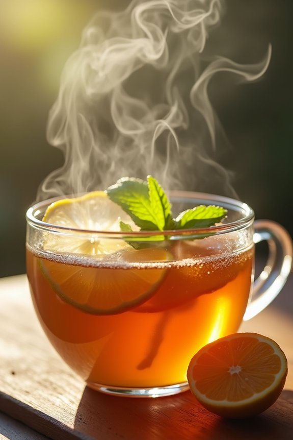 ginger lemon honey tea recipe