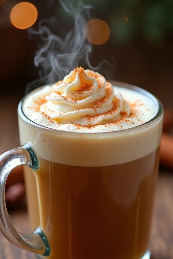 gingerbread spice tea latte