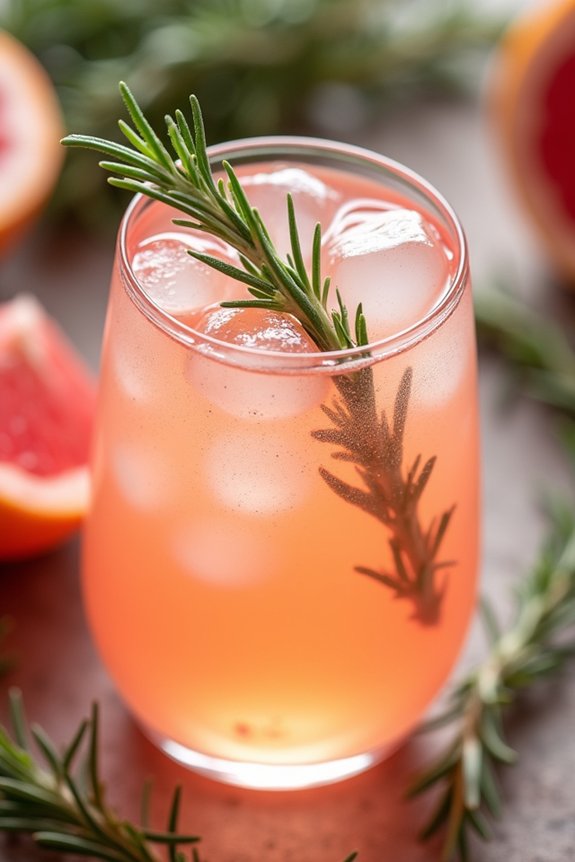 grapefruit rosemary detox juice