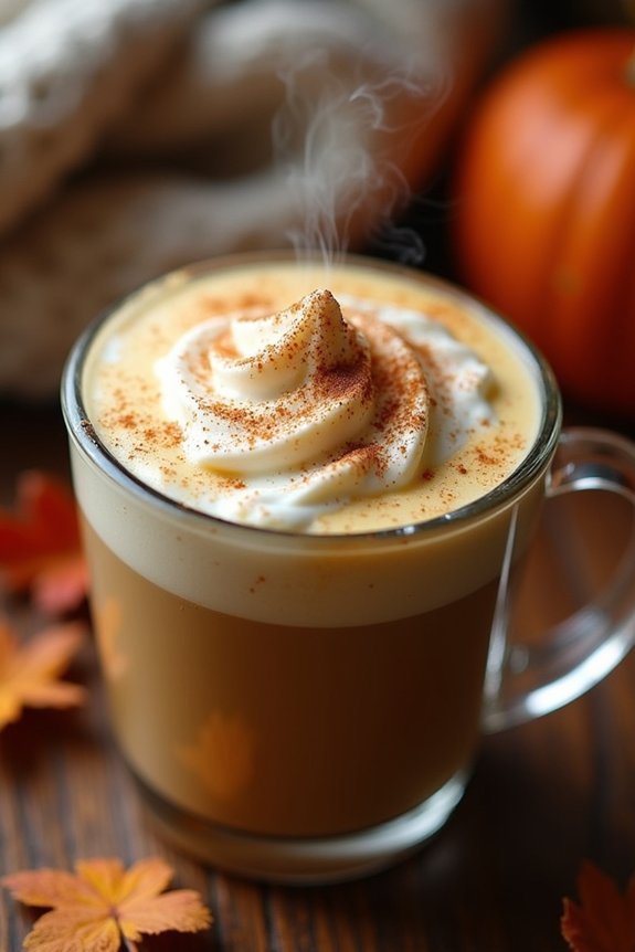 guilt free spiced pumpkin latte