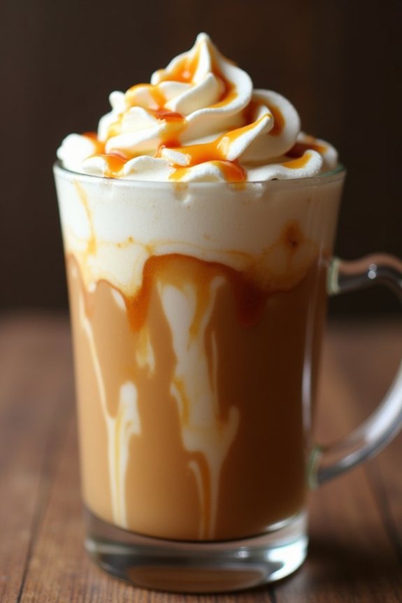 hazelnut caramel coffee delight