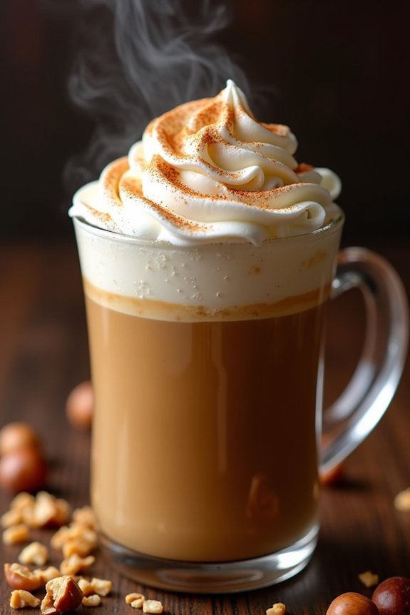 hazelnut maple coffee delight