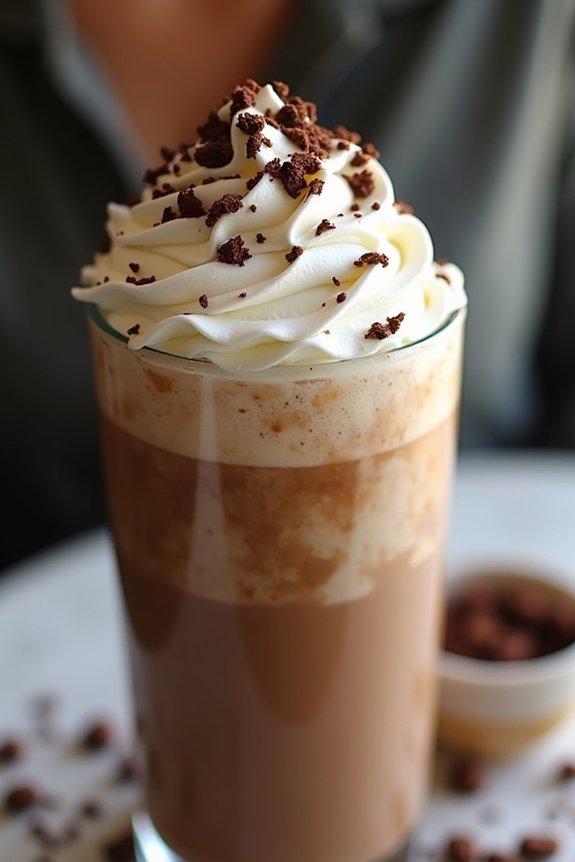 hazelnut mocha frappe recipe