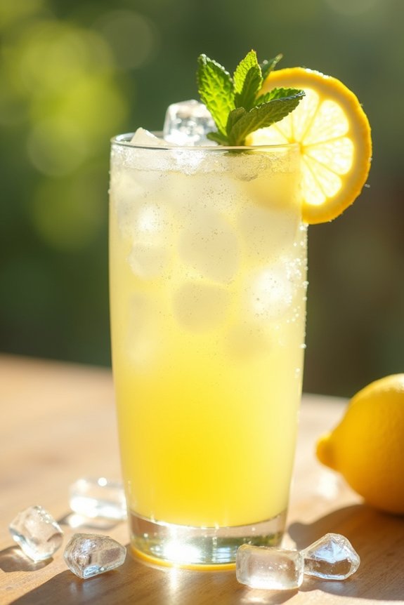 healthy lemonade with stevia