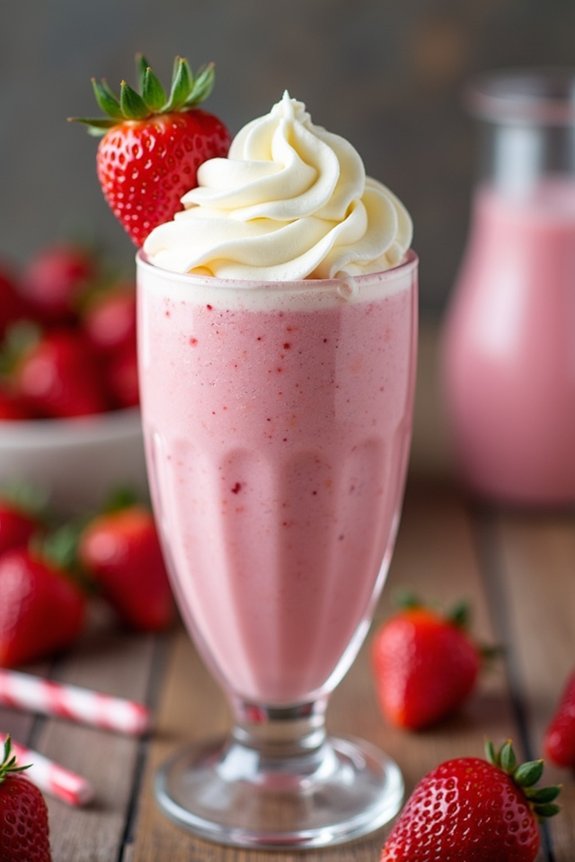 healthy strawberry shake recipe