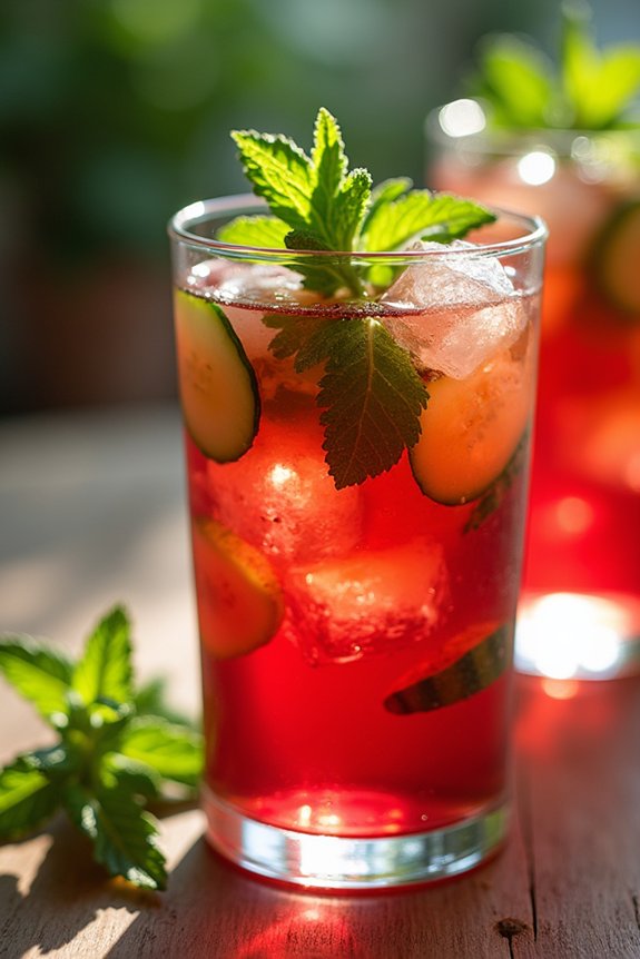 herbal tea for warm days