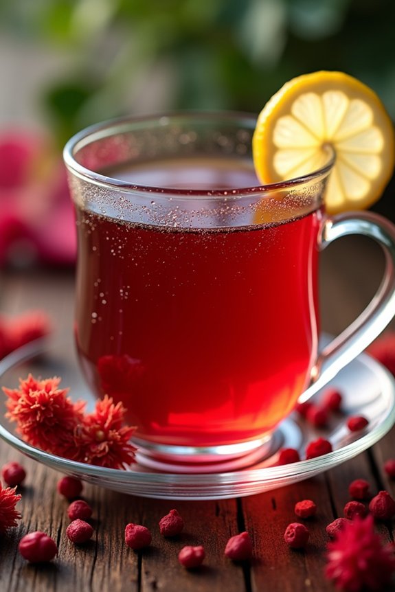 hibiscus rose hip tea blend
