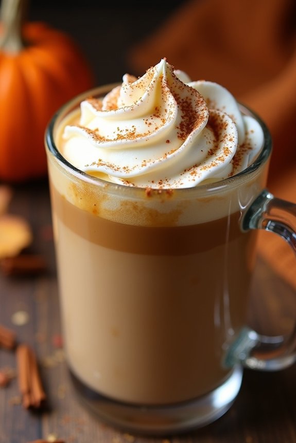homemade pumpkin spice latte