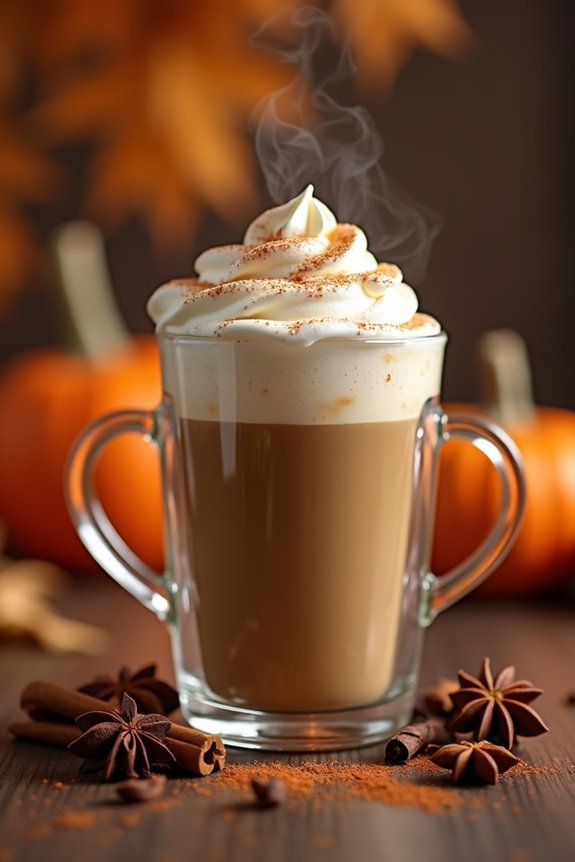 homemade pumpkin spice latte