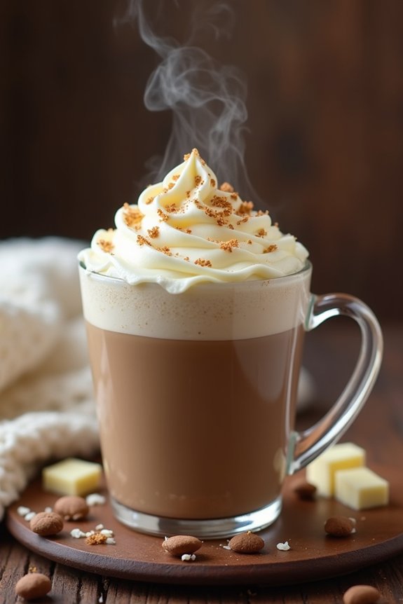 homemade white chocolate mocha