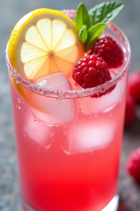honey sweetened raspberry lemonade recipe