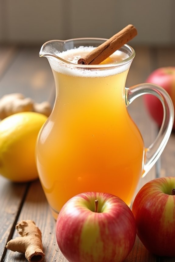 hormone balancing apple cinnamon juice