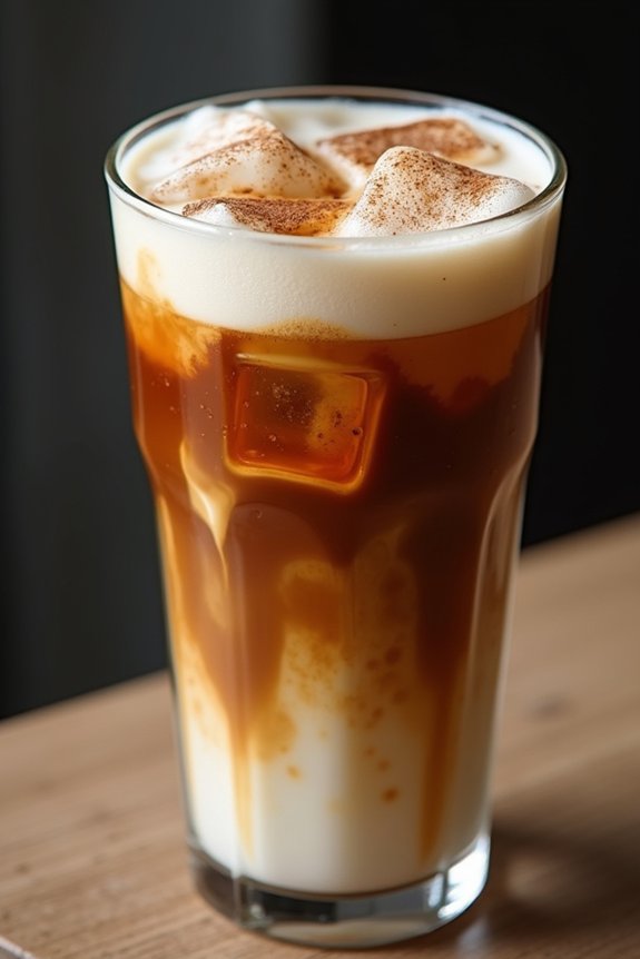 iced espresso with oat milk