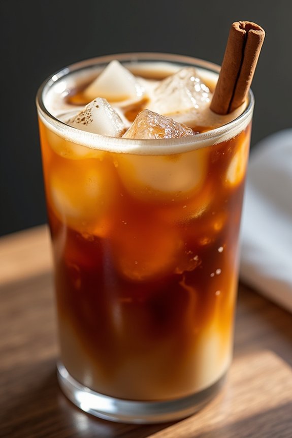 iced maple cinnamon coffee recipe