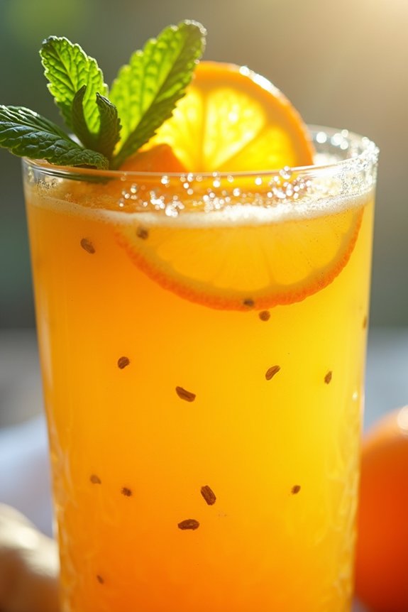 immunity boosting orange detox juice