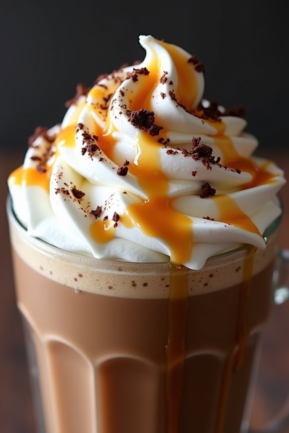indulgent caramel mocha experience