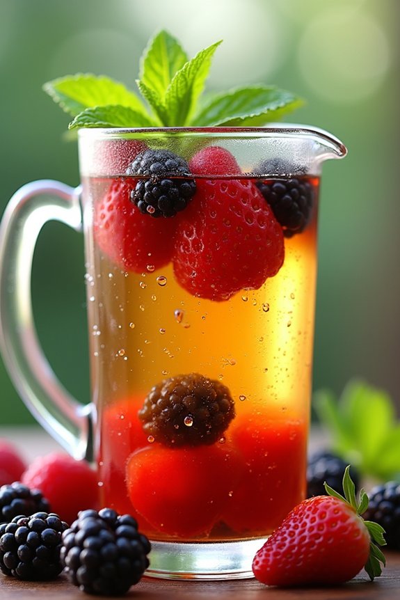 invigorating green tea infusion