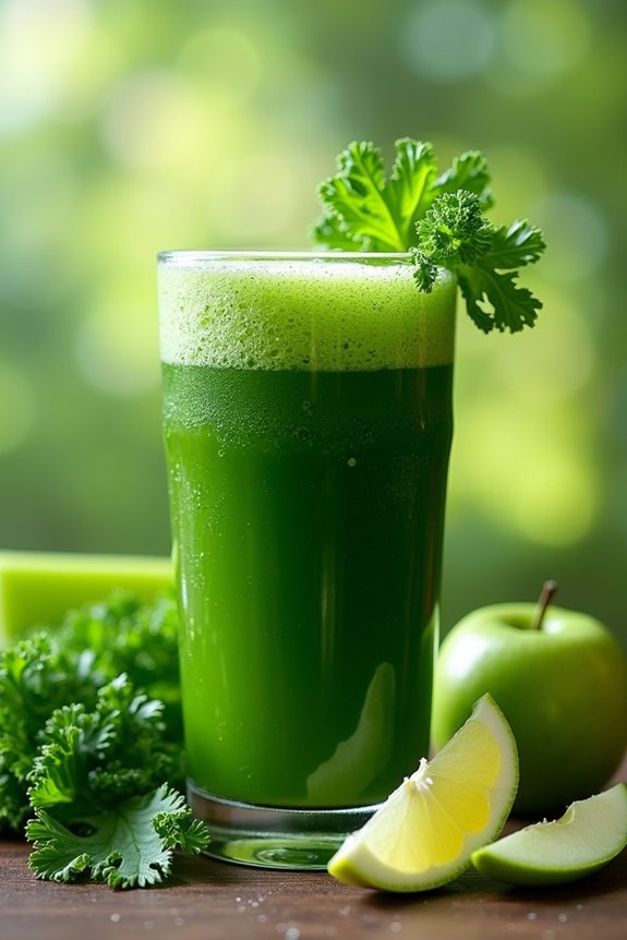 kale celery detox juice recipe