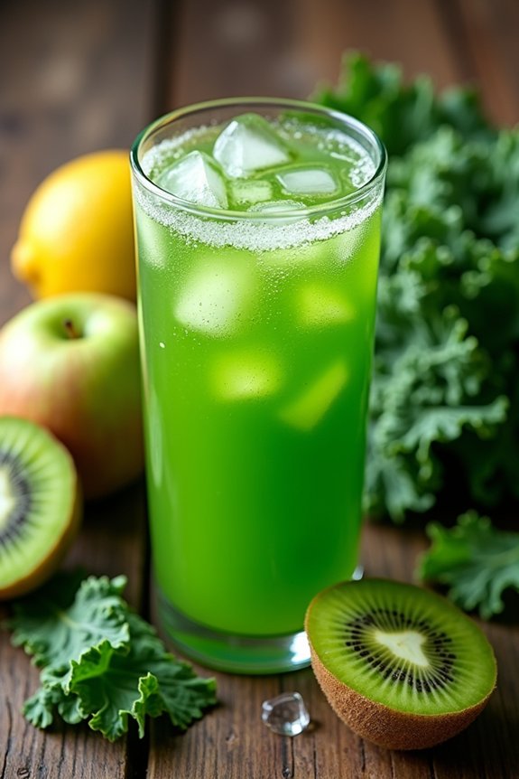 kiwi kale recovery juice
