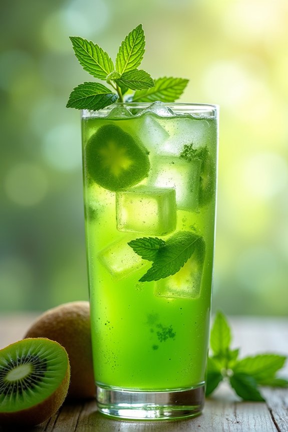kiwi mint cooler recipe