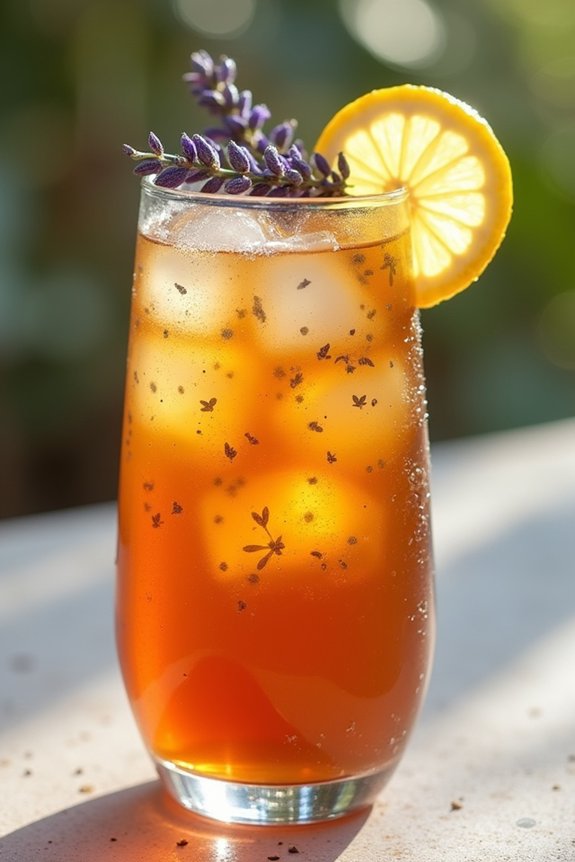 lavender earl grey iced tea
