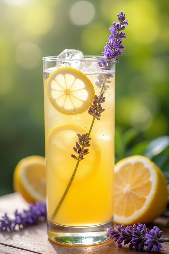lavender infused green tea lemonade