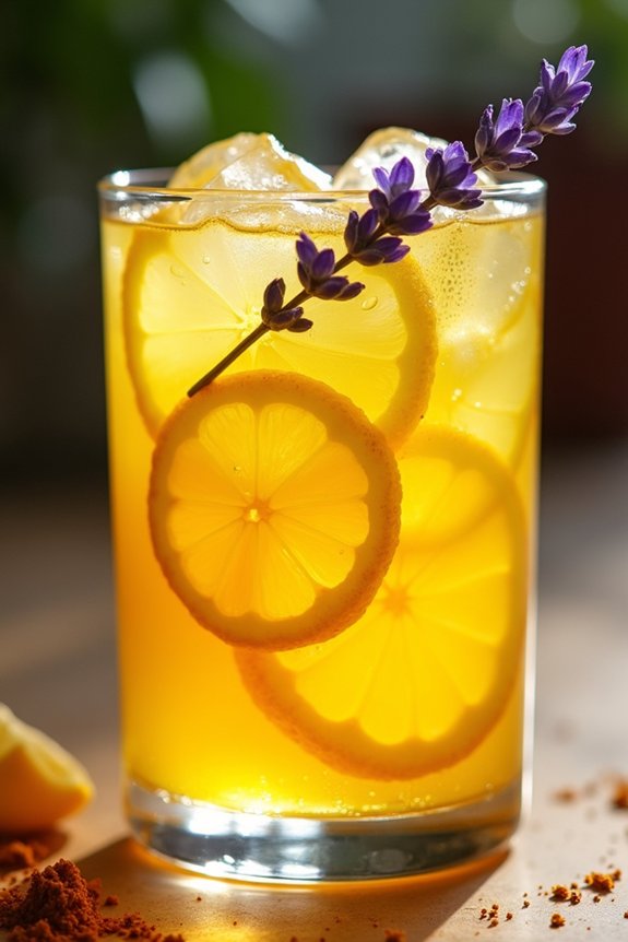 lavender infused turmeric lemonade recipe