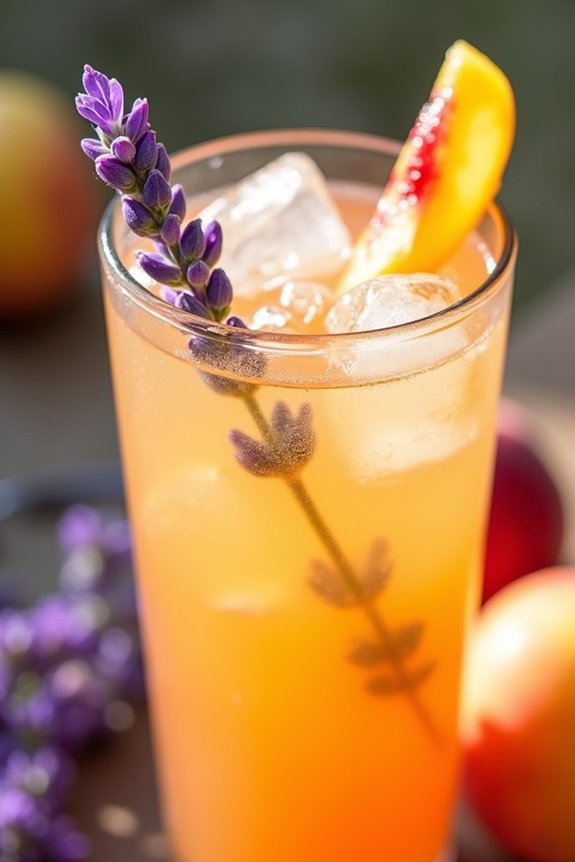 lavender peach lemonade recipe