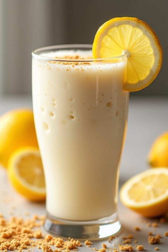 lemon cheesecake protein shake