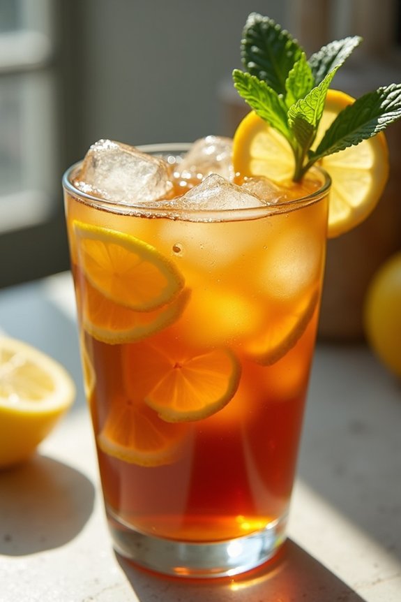 lemon ginger cold brew delight