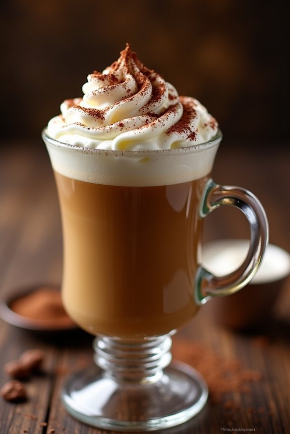 luxurious irish cream espresso