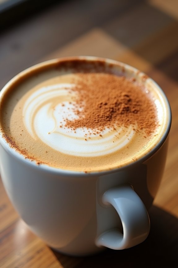 luxurious vanilla coffee experience