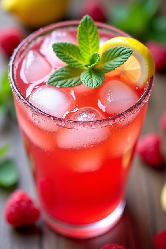 minty raspberry lemonade recipe