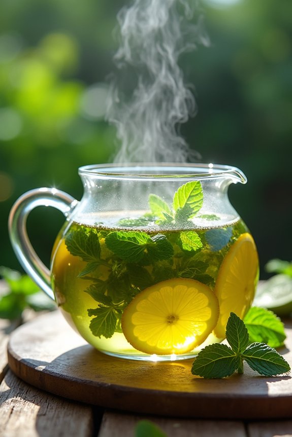 nourishing nettle mint infusion