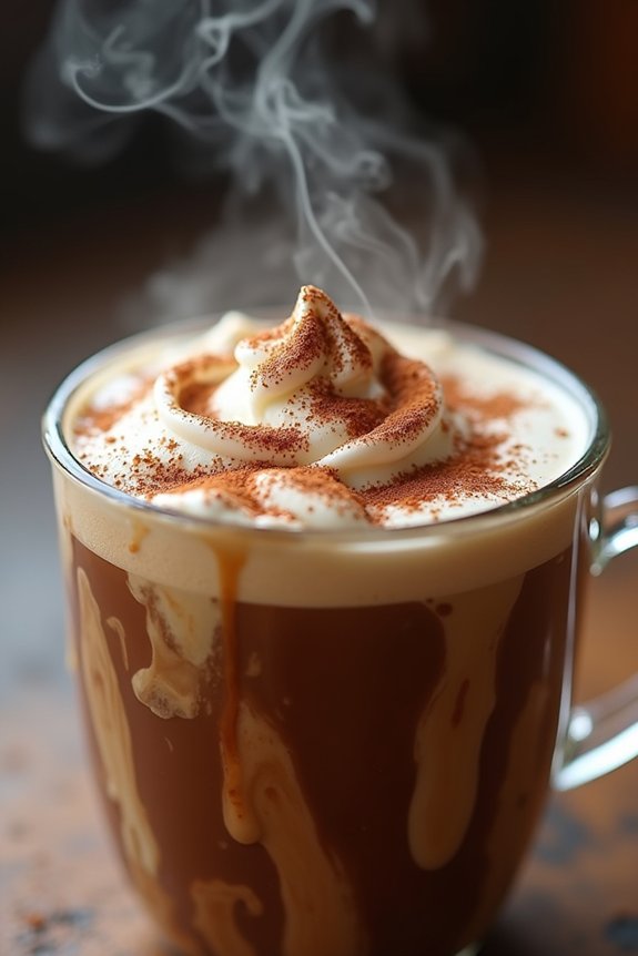 nutella infused cinnamon coffee delight