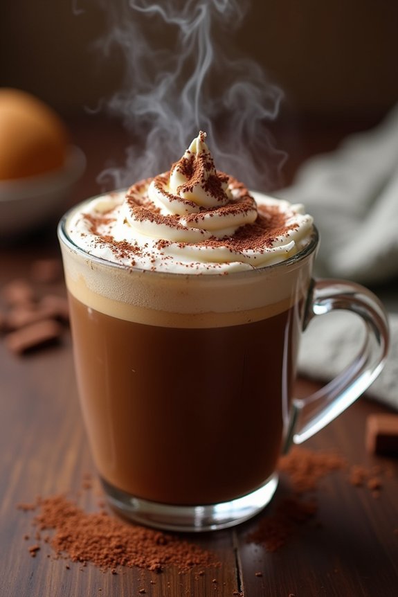 nutella infused warm coffee delight