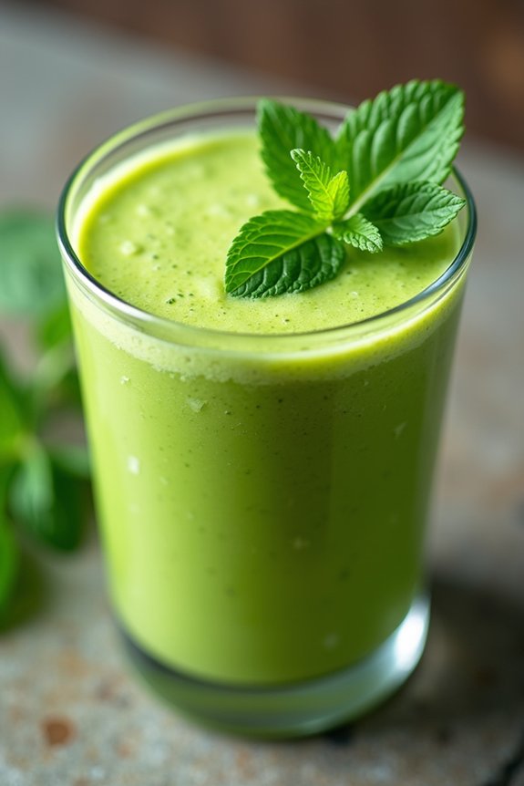 nutrient packed avocado spinach smoothie