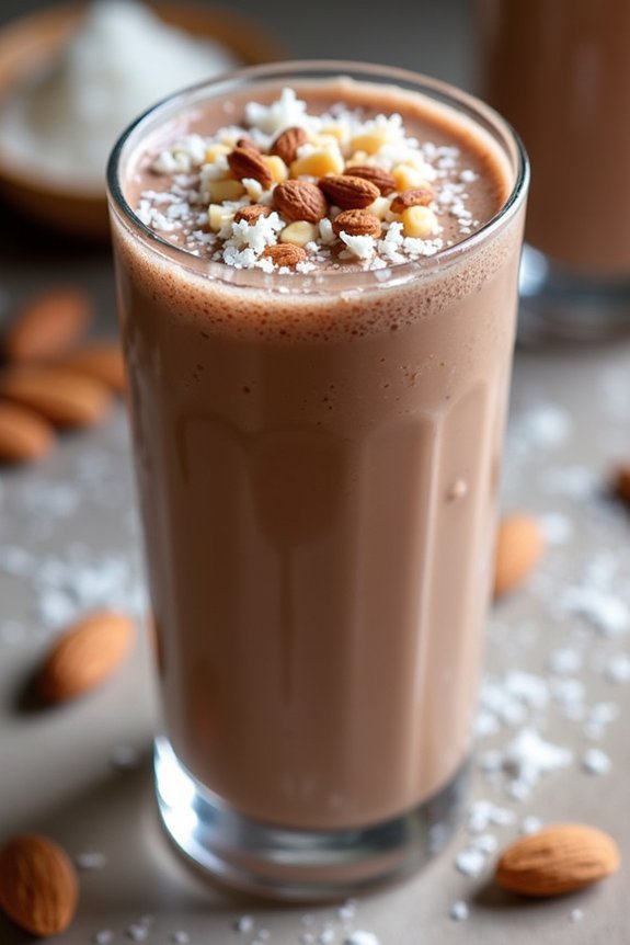 nutritious almond joy shake
