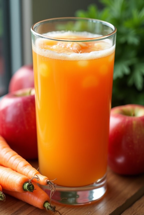 nutritious apple carrot juice