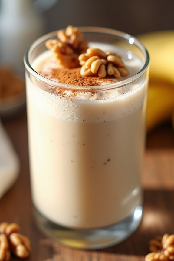 nutritious banana bread shake