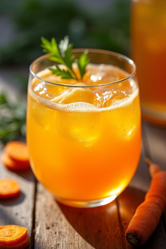 nutritious carrot turmeric tonic
